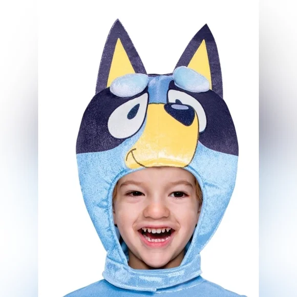 NEW Bluey toddler boy / girl main character Halloween costume jumpsuit size 3/4t
